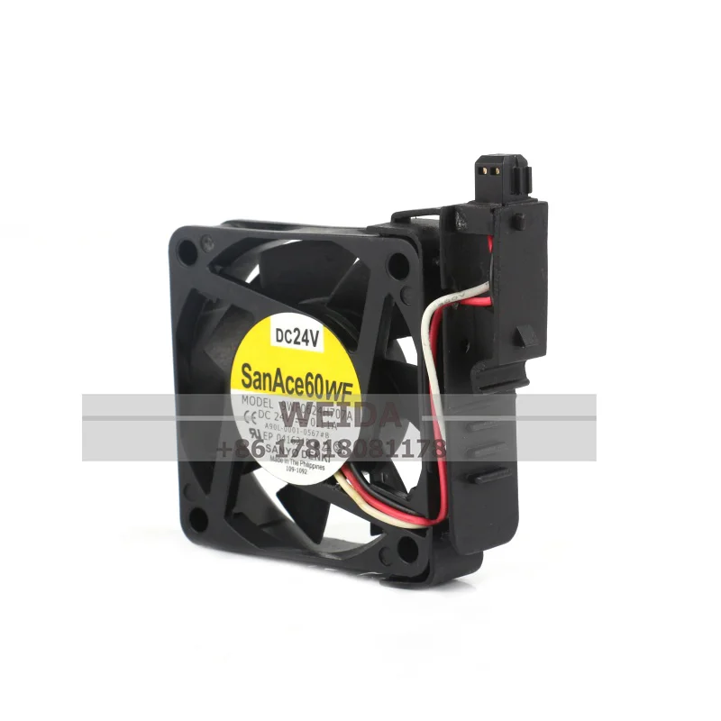 

Original Sanyo A90L-0001-0567#B DC24V 0.11A 9WF0624H707A/9WF0624H706A Fanak CNC machine tool cooling fan