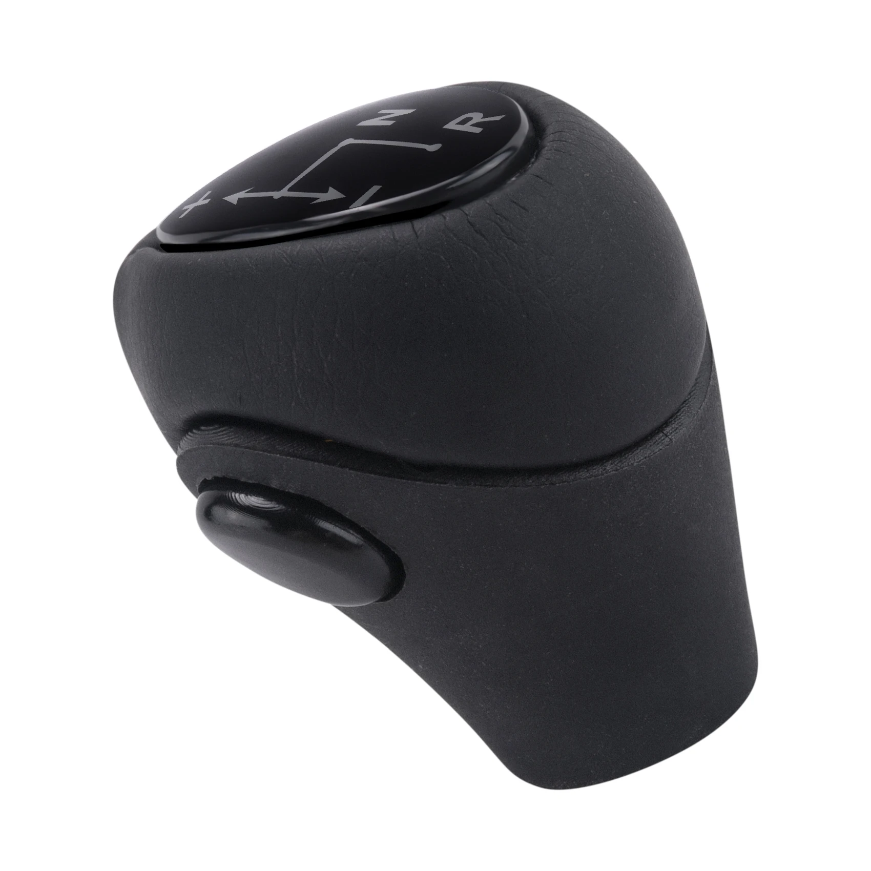 T61C_Gear Knob Automatic Knob Black for Smart Fortwo Gear Head Case Sleeve