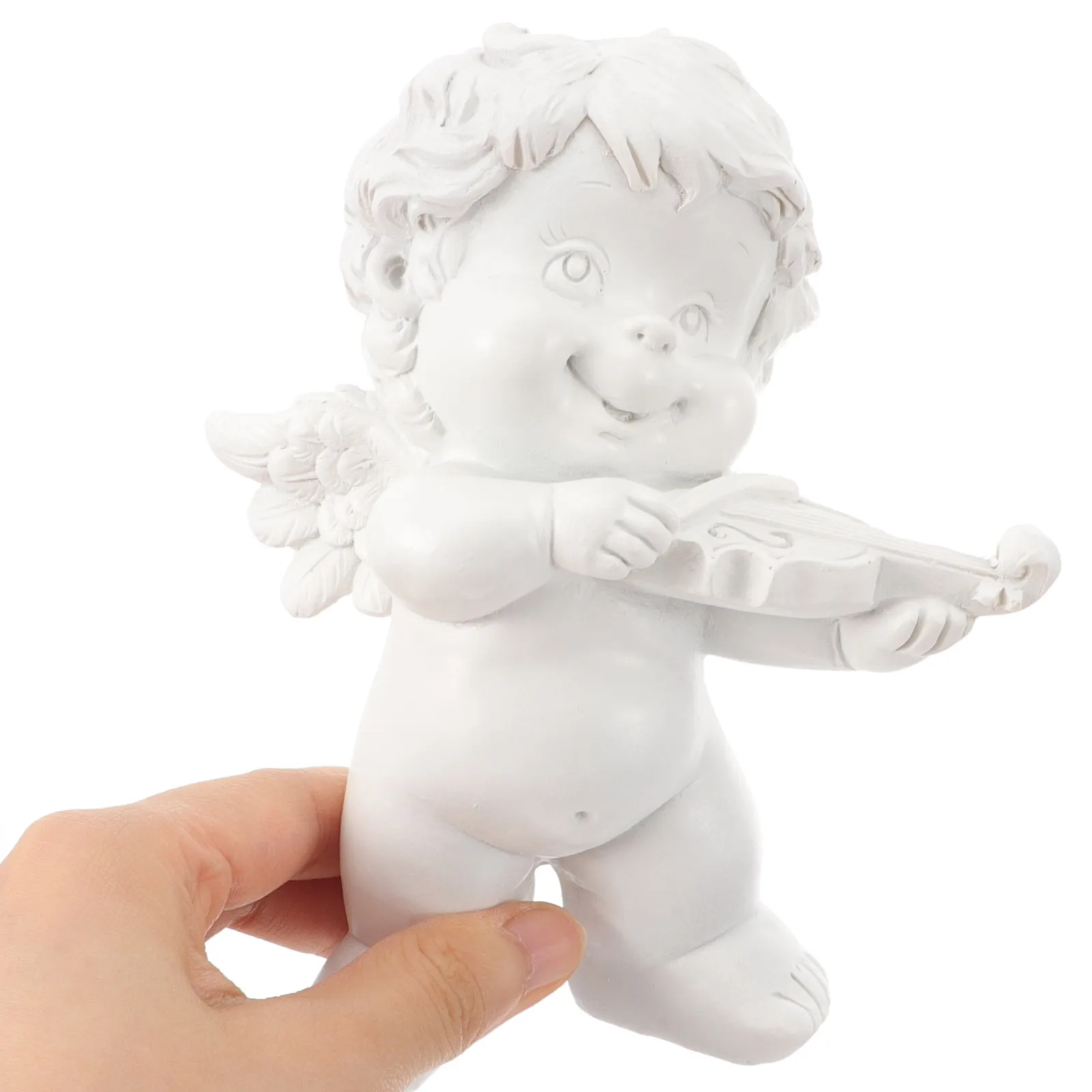 

Resin Angel Figurines Home Decor Desktop naments Statue Collectibles Gifts Small Size Lightweight Portable