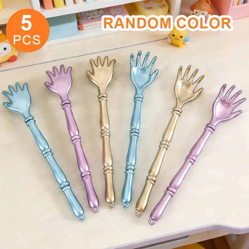 5 Palm-Shaped Gel Pens, Black Ink, Quick-Drying, Suitable for Office Work, Meeting Notes, Studying, Writing, Journaling, Accounting, Birthday Gifts, Office Supplies, School Supplies, Stationery Sets, Back-To-School Season