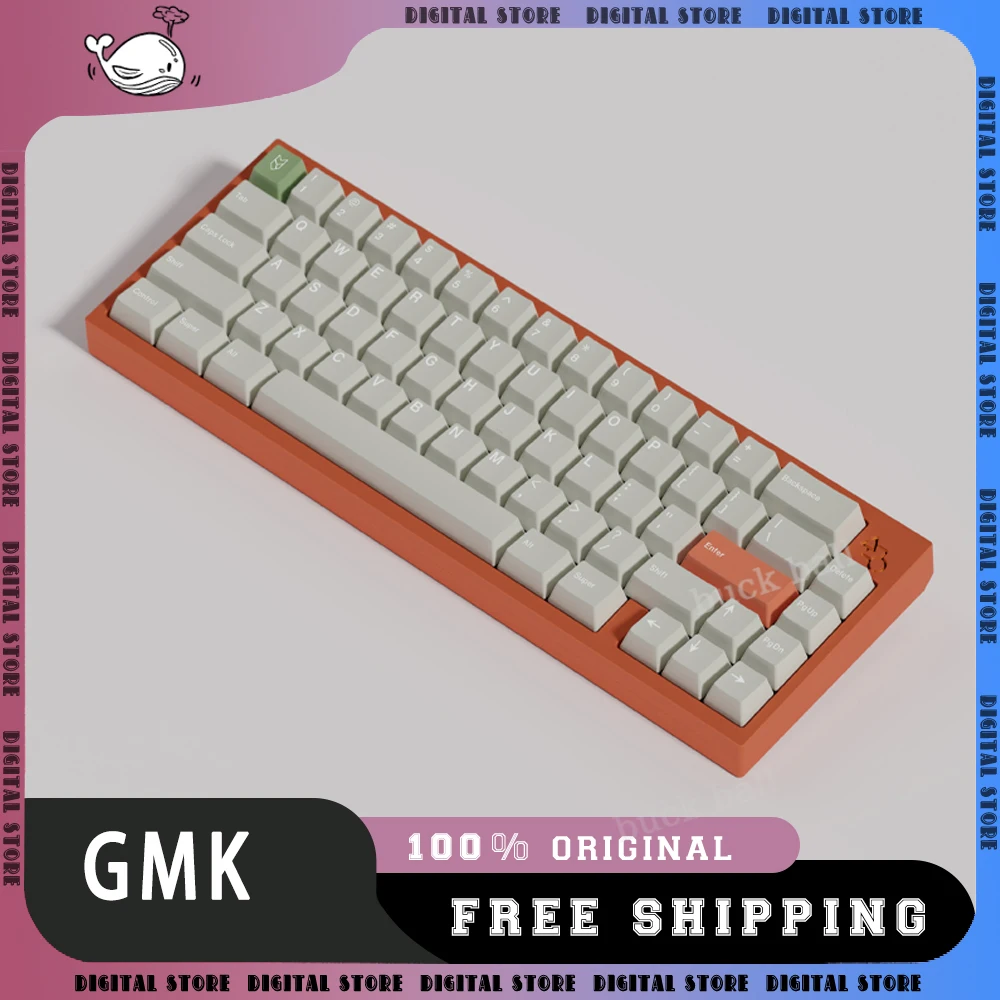 

Gmk 146 Keys Modern Material Keycaps Pbt Cherry Profile Dye Sublimation For Mx Switch Mechanical Keyboard Double B Spacebar