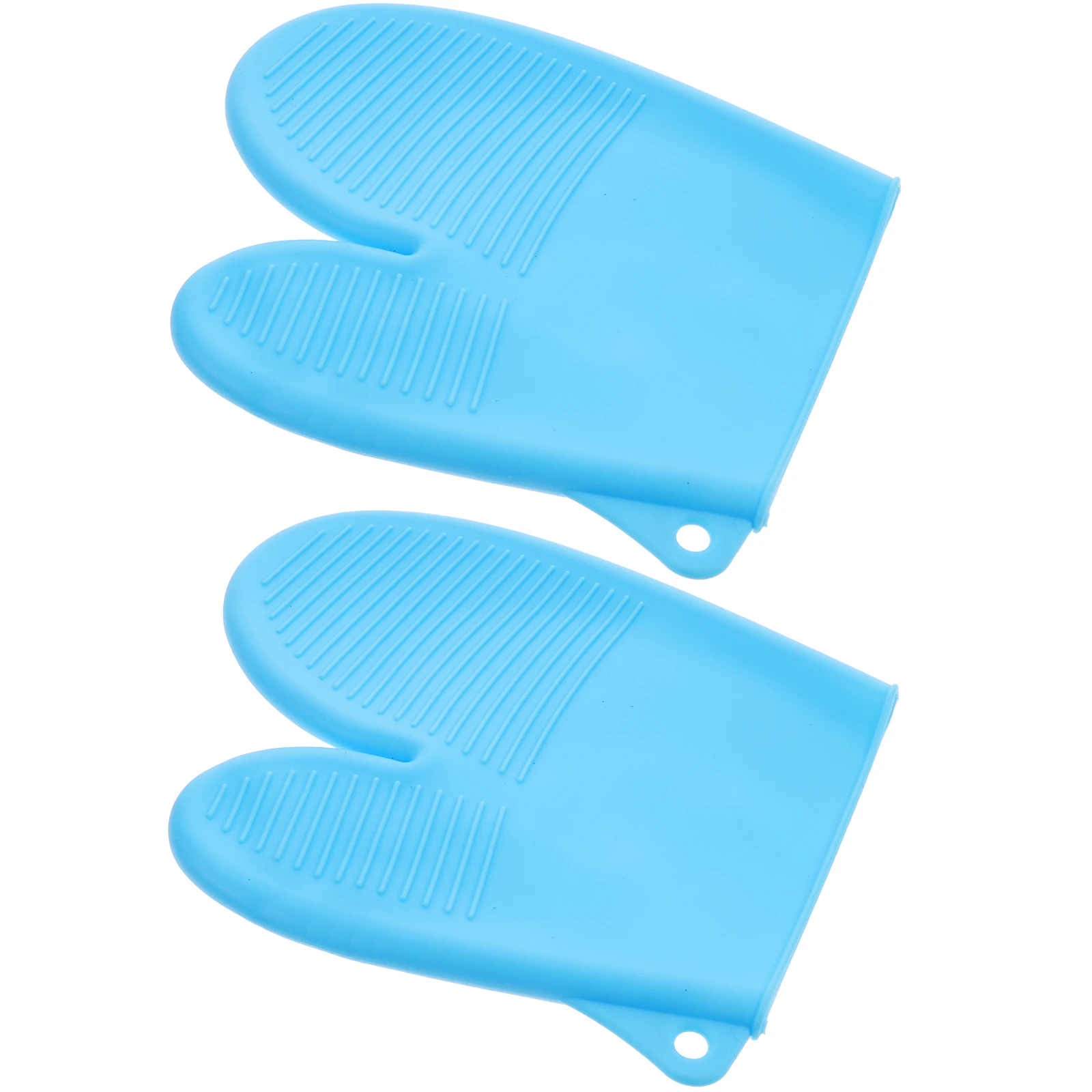 

2 Pcs Anti Scald Gloves Kitchen Mitt Silicone Oven Mitts Heat Resistant Anti-scald