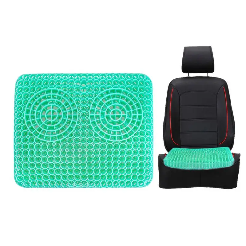 Gel Cooling Comfortable Cushion Double Faced Chair Cushion Honeycomb Design Comfortable Car Seat Pad For Home Office Chair