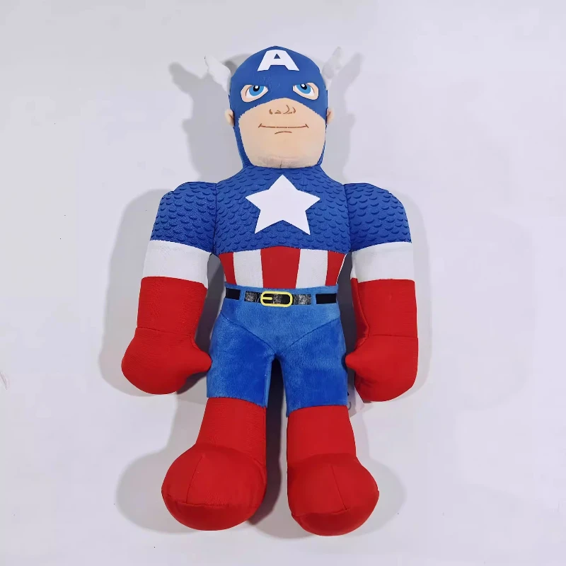 

Marvel Капитан Америка Стив Роджерс плюшевая кукла 29 см мягкая игрушка Мстители супергерой мальчик подарок Коллекционная мультяшная плюшевая игрушка