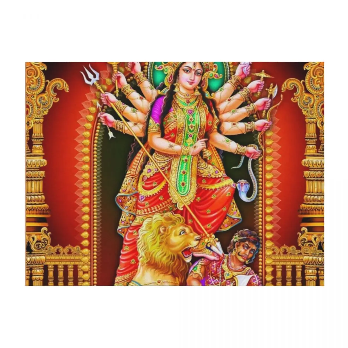

DURGA DEVI Throw Blanket Luxury Throw Thermal Flannel Plush Blankets