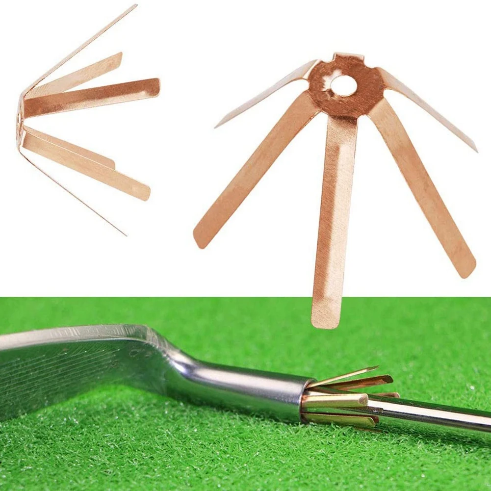 20 шт. универсальные латунные адаптеры для гольфа, прокладки, подходят для валов для гольфа 0,350, адаптер для валов для гольф-клуба, аксессуары, богатые