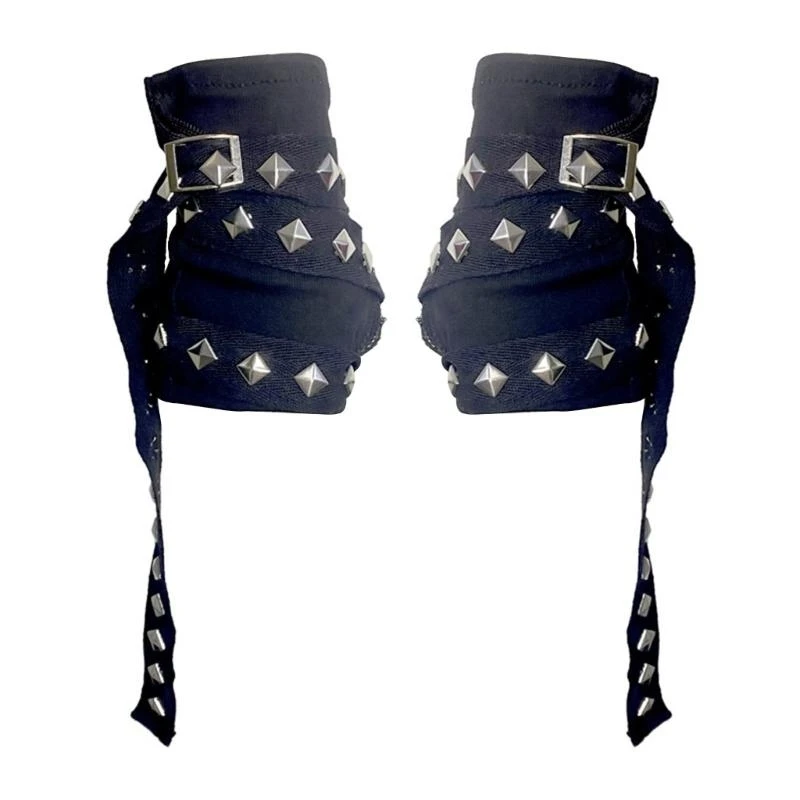 652f 2pcs Длительность модных перчаток Cool Punk Styles Mitten