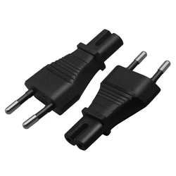 EU 2pin Plugs to C5/C7 Power Supply Adapter Cord Conversion Plugs 2-Prong for Laptop Charge Power Cord 896C
