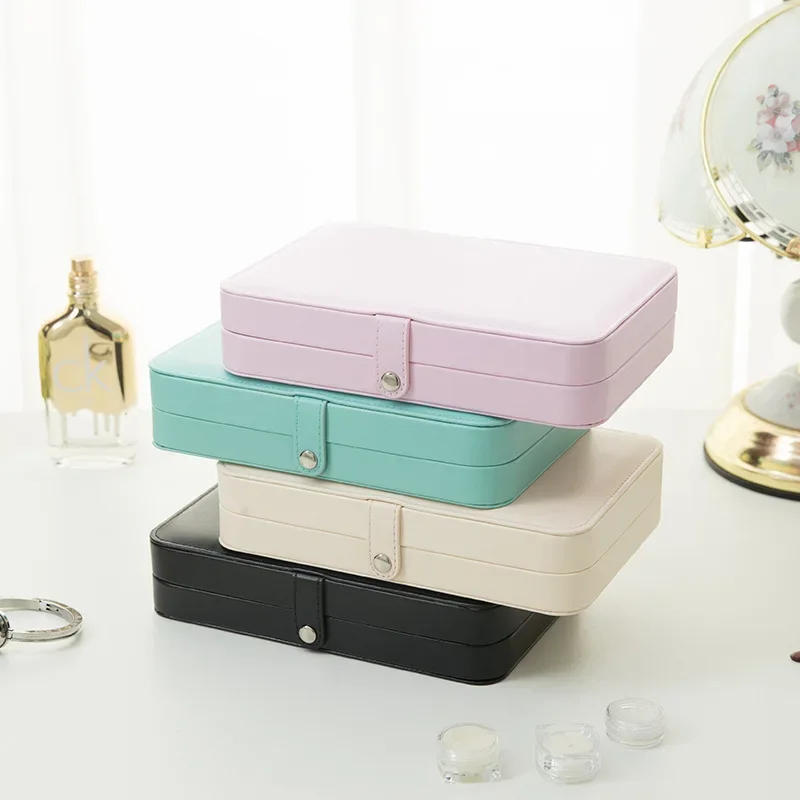 Jewelry Box European Style Korean Earrings Small Size Minimalist Earrings Studs Rings Jewelry Storage Box Manufacturer