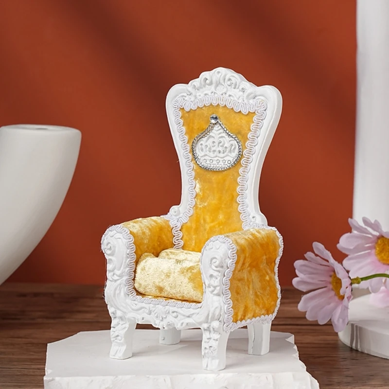 Decorative Sofa Figurine Base Jewelry Stand Resin for Earrings Rings Necklace Multifunctional Home Decoration