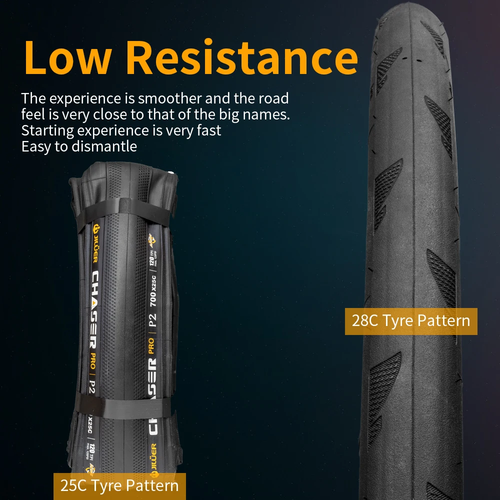 إطار دراجة 700X25/28C 1/2 قطعة خفيفة 120TPI قابلة للطي ثقب حماية إطار دراجة للحصى/دراجة قابلة للطي ركوب الدراجات الشتوية