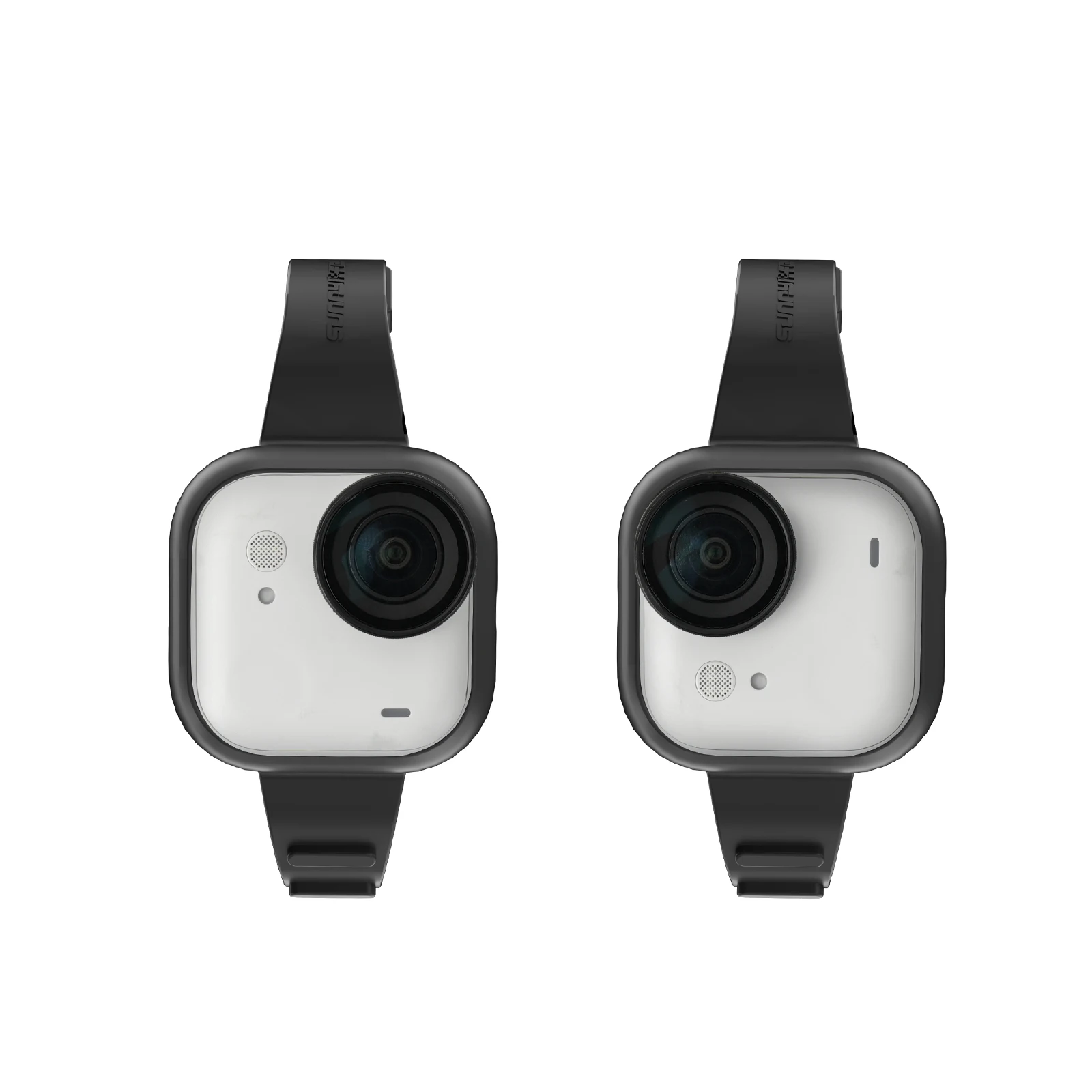 Silicone Protective Case with Expansion Strap for Insta360 GO Ultra Sports Wrist Strap and Backpack Strap