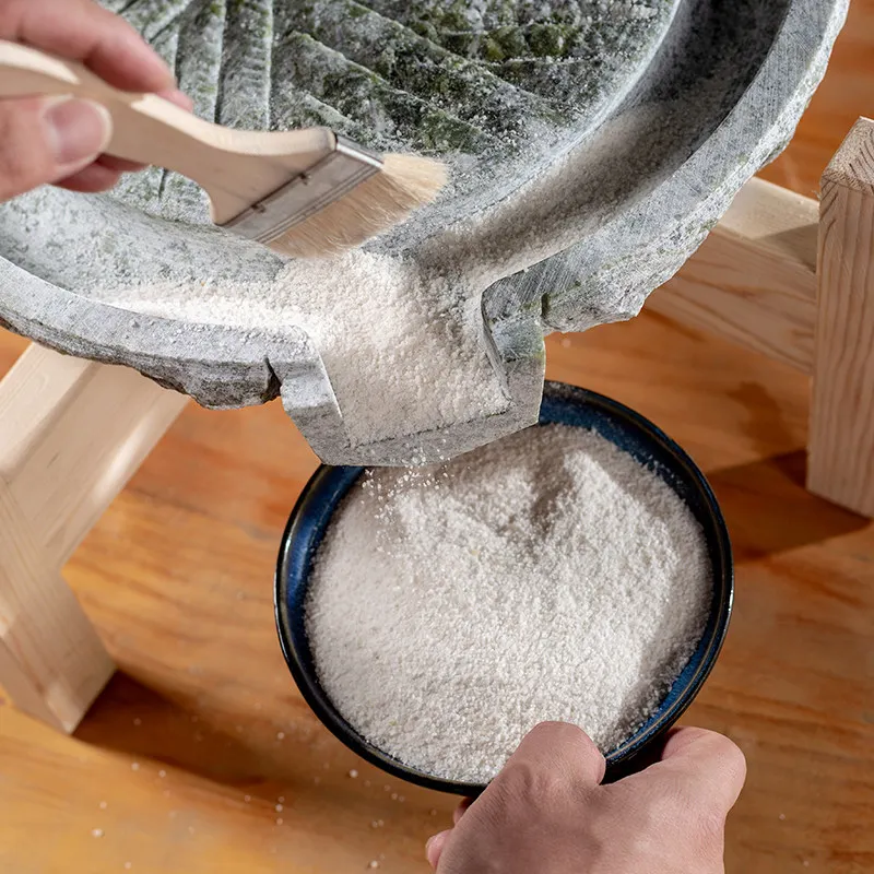 Home Use Traditional Bluestone Stone Mill - Multifunctional Grinder for Corn Flour, Sesame Paste & Rice Milk
