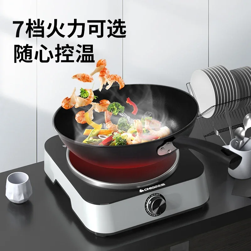 220V Chigo Induction Cooker Concave Wok Stove High Power for Fast Cooking BB