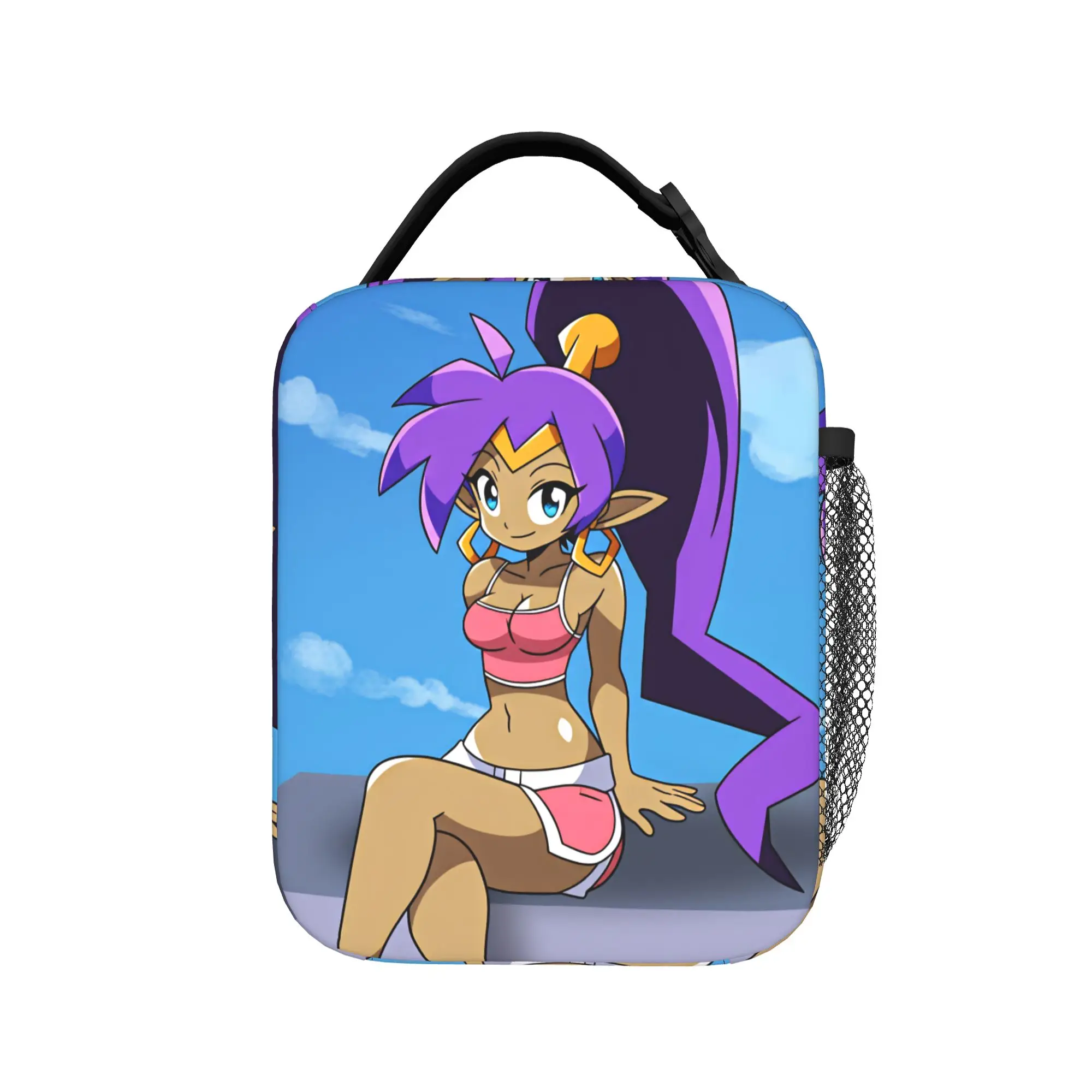 Shantae Half Genies  Lunch Bag  Portable Lunch Box Child Office Print Cooler Bag Funny Oxford Thermal Tote Handbags