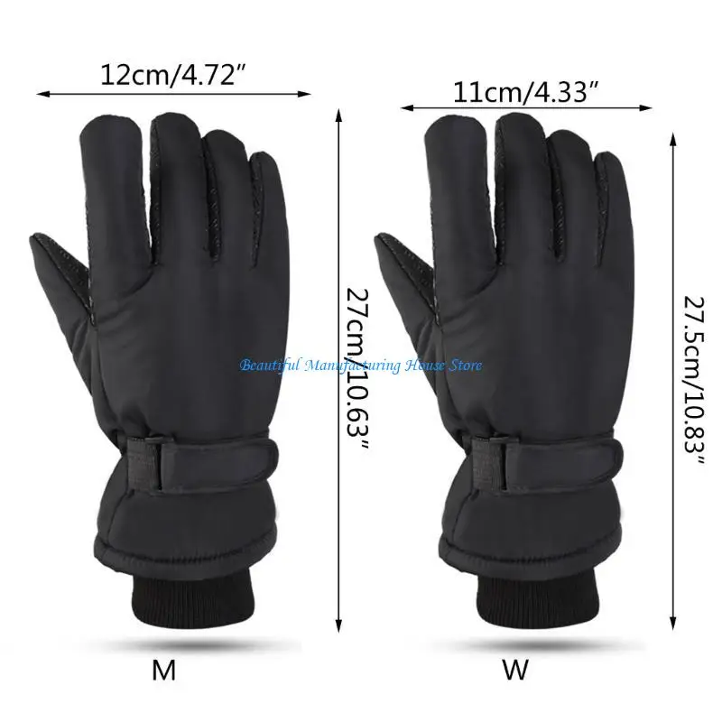 قفازات E56A للسيدات للتزلج، قفازات رياضية عازلة للماء للشتاء للبالغين لركوب الدراجات #6