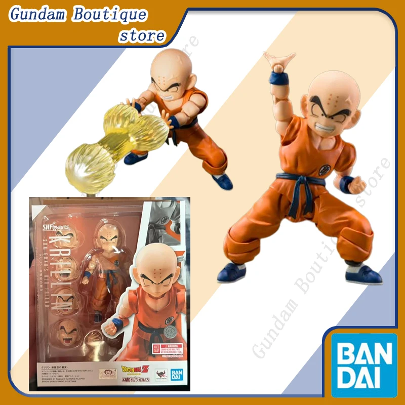 

Bandai Genuine SHF KRILLIN -SON GOKU'S OLD FRIEND- DRAGON BALL Anime Action Figure Collectible Model Toys Ornament Gift Children
