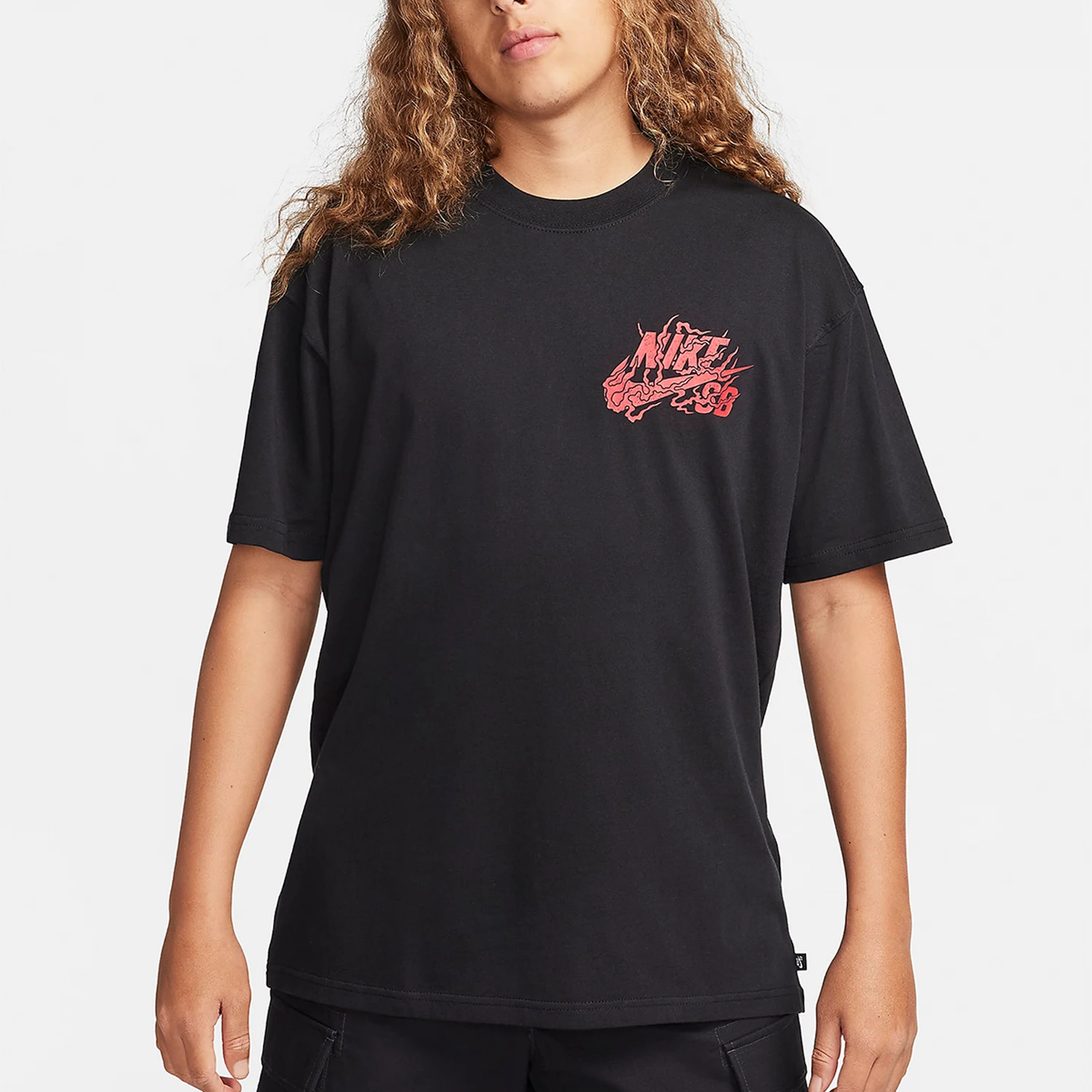 

Оригинальная летняя мужская свободная дышащая повседневная футболка Nike FQ3720-010