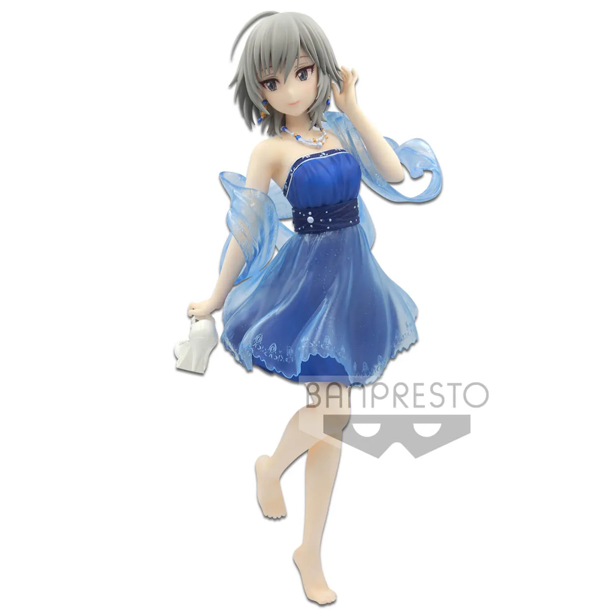 Bandai Original BANPRESTO Idol Master Anastasia Anime Character Game Model Toy Desktop Ornaments Hand-made Collection Gift