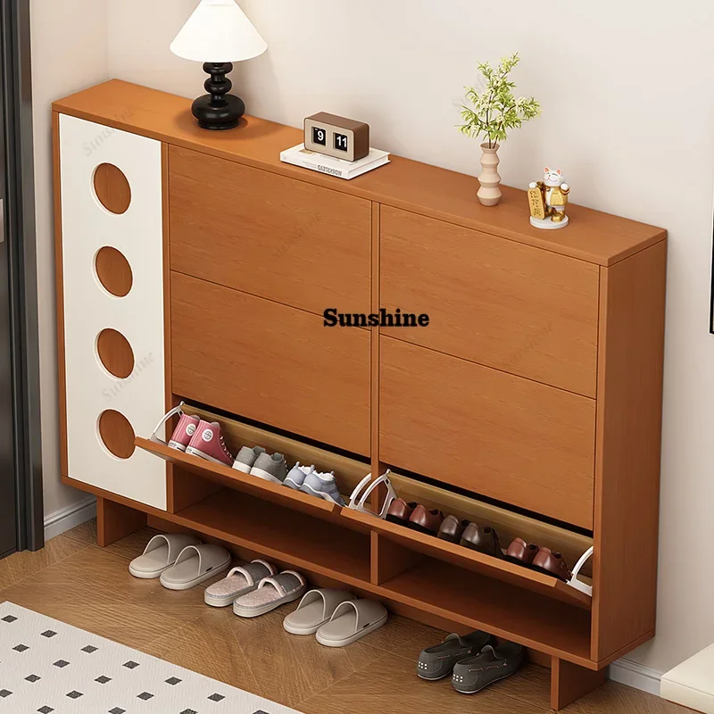 

YRetro Narrow Living Room Cabinets Beauty Modern Nordic Storage Living Room Cabinets Thin Mid Century Meuble Salon Furniture Hom