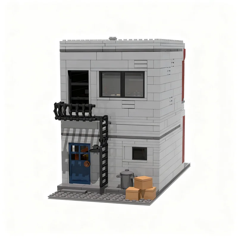 1594pcs MOC Modular Comic Store Modular Buildings Model Building Blocks Architecture Christmas Gifts Toy Assemble 3D Collection