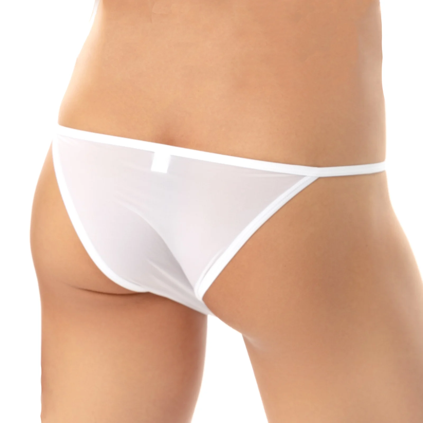 CLEVER MENMODE Mini Tanga Sexy dos homens, Calcinha Ultra Fina, Cueca de Cintura Baixa Costas em T, Lingerie Erótica, Cuecas com Cordas G