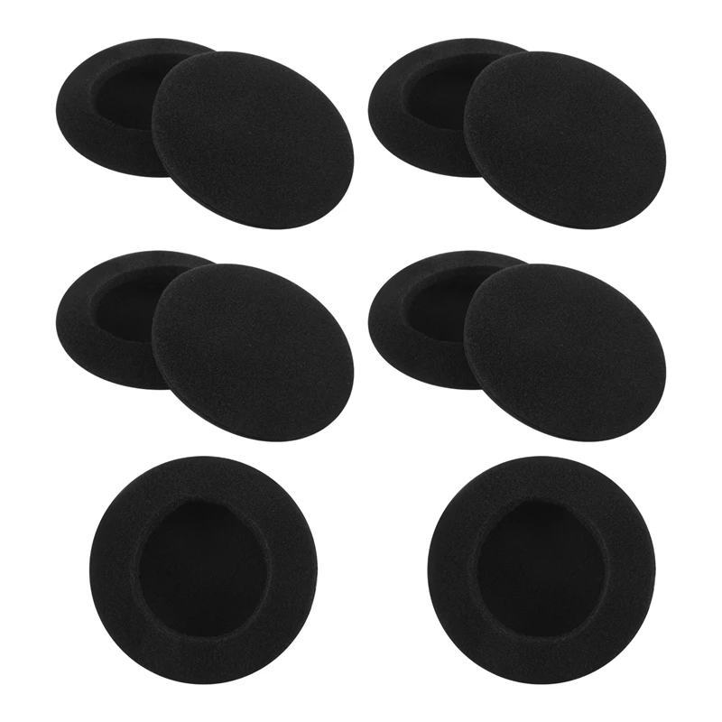 Thickened Earphone Cover Ear Pad Earmuff, Sponge Cover, 60Mm Replaceable Headphone Accessory Protective Cover, Universal