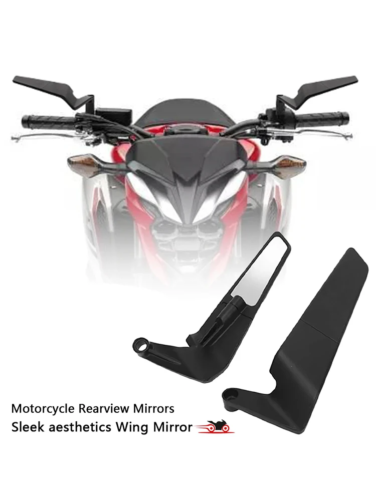 Lusterka motocyklowe Stealth Winglets, zestawy lusterek, regulowane lusterka do G310R F800R F900R/XR S1000R/XR R1200R — 2