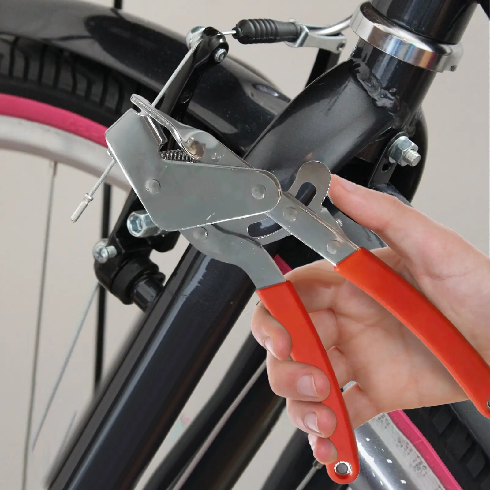 Bicycle Brake Cable Plier Cutter bike Wire Cutter Fourth Hand Cable Puller bike Spoke Cables Gear Cables Cutters With Locking