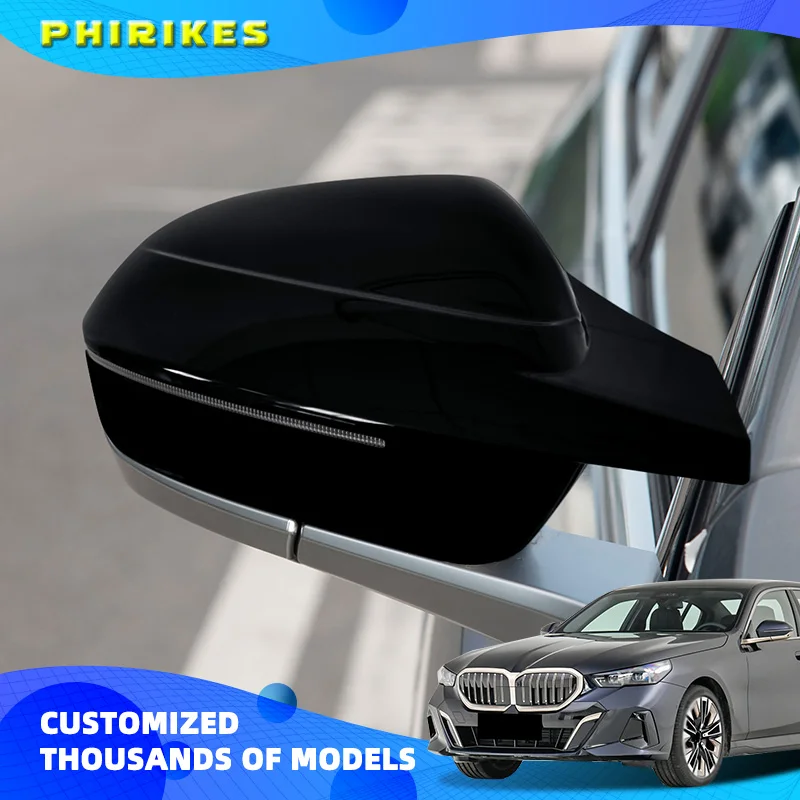 

Rearview Mirror Cap Side Mirror Cover M Performance Car Accessories M3 Style For BMW 7 I7 I5 5 Series G60 G61 G68 G70 G90