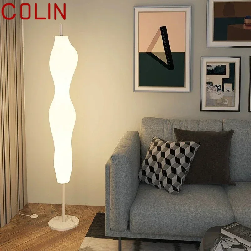 COLIN Nordic Lâmpada de assoalho Minimalismo Moderno Família Iiving Room Criatividade LED Luz decorativa de pé