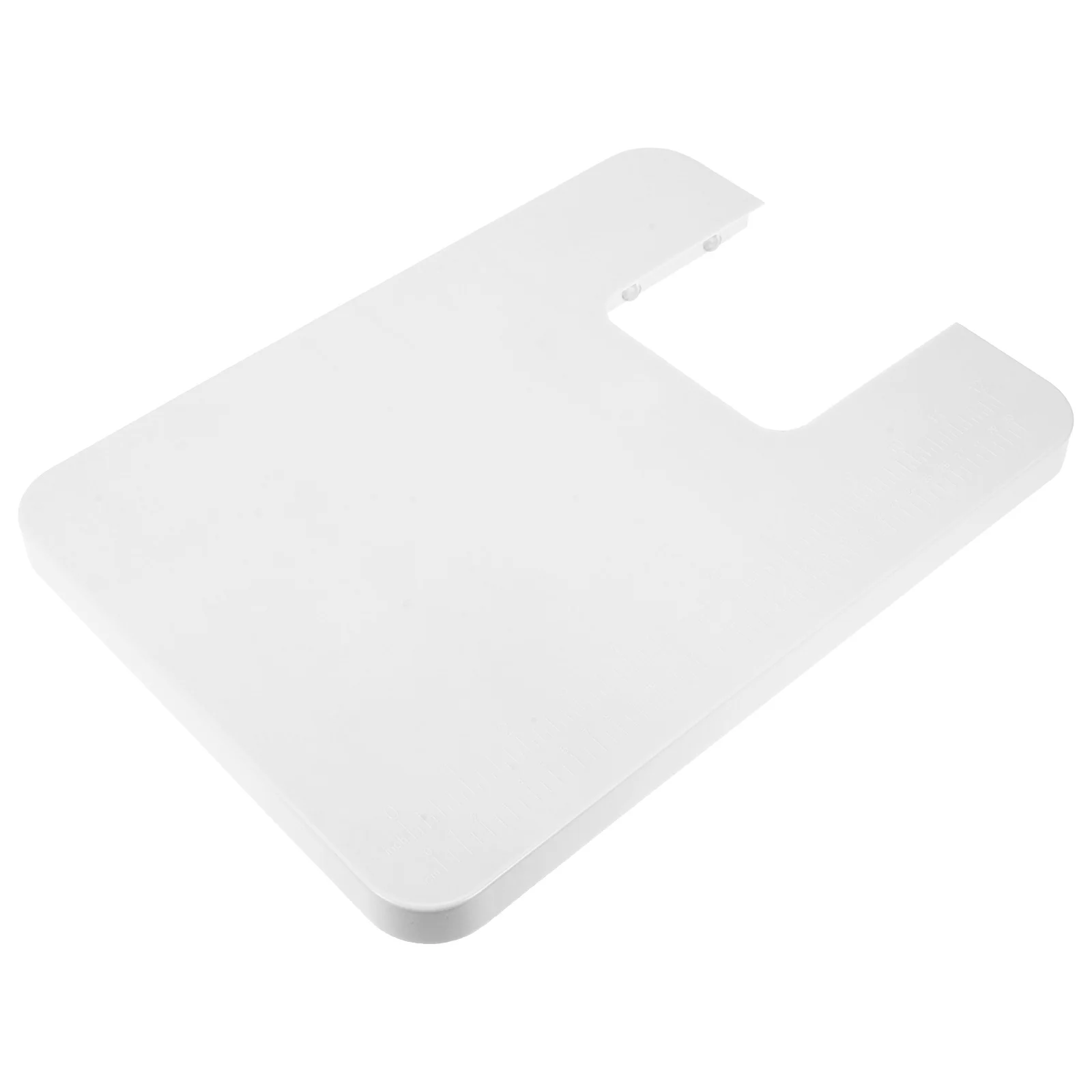 Mesa de extensão de máquina de costura universal, adequada para 505a, material plástico forte, acabamento suave, expansão ajustável de máquina de costura