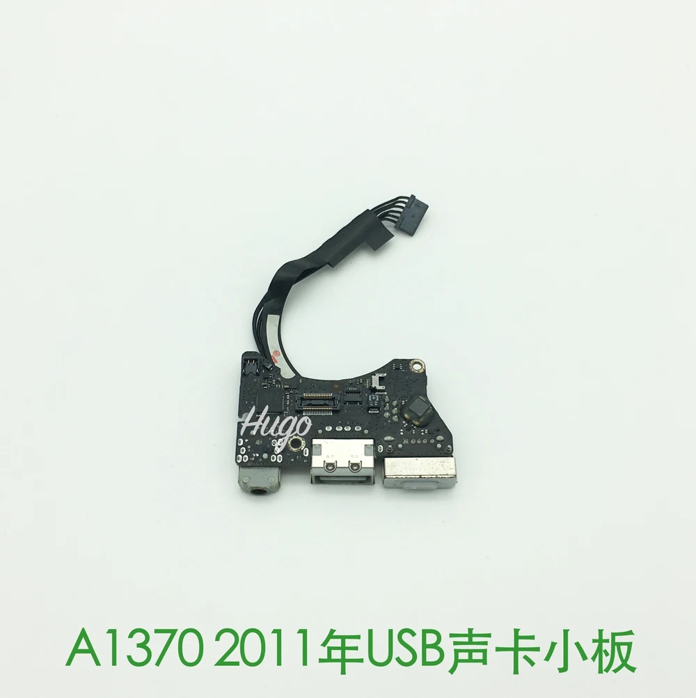 Conector de alimentación de CC con cable para Apple MacBook Air, 11 ", A1370, 2010, 2011, tarjeta de sonido, Cable flexible de Audio DC-IN, 821-1340-A, 821-1104-A