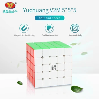 Yongjun Yu Series Yuchuang-Cube Magique Magnétique, Puzzle, Jouets, 5x5x5