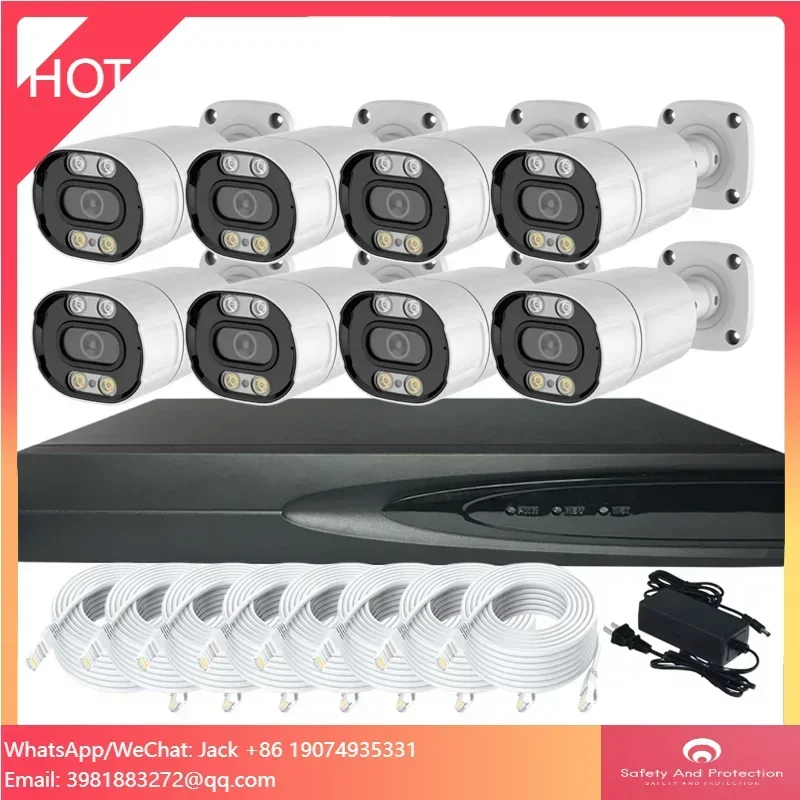 

Коммерческая 4K 8МП камера видеонаблюдения для обнаружения транспортных средств, уличная, с цветным ночным видением