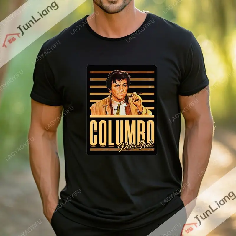 Just One More Thing Columbo Inspired T-shirt Casual short-sleeved street comfort clothing for both men and women