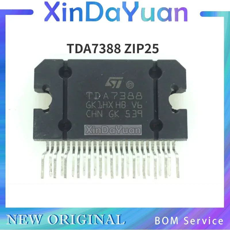 5 pcs TDA7388 ZIP-25  Automotive Power Amplifier Audio High Power Amplifier Chip IC