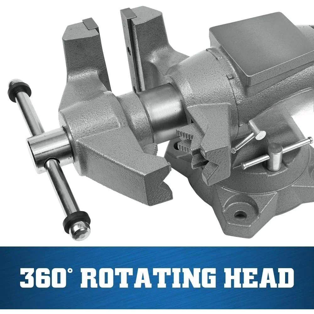 ملزمة مقعد متعددة الأغراض عالية الجودة، عرض الفك 6-1/2 بوصة، فتحة الفك 6-1/4 بوصة، 3-1/4 بوصة الحلق (نموذج 650P)، الأكثر مبيعًا! #2