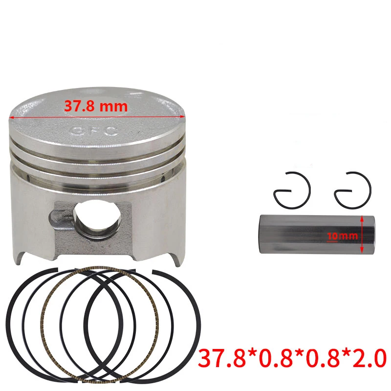 Motorcycle STD 37.8mm Piston Ring Gasket Set for Honda Metropolitan DIO TODAY GIORNO VISION 50 NCW50 NCH50 NVS50 NSC50 NSK50