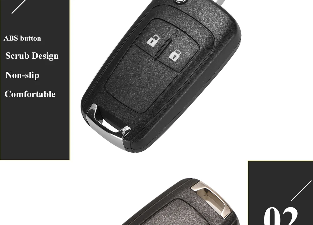 Jingyuqin 315/433MHz ID46 KeylessGo Smart-Remote Schlüssel für Chevrolet Cruze Aveo Orlando Trax Lacrosse Encore Regal Verano 2/3/4/5B – Detail 6