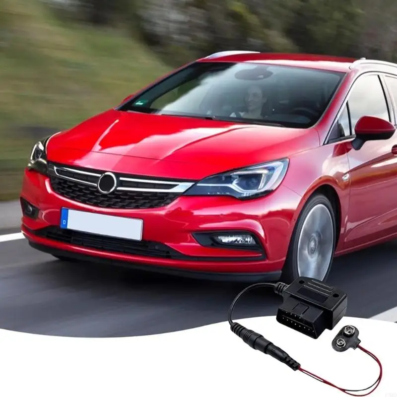 9V Battery Powered Memory Saver for Car Battery 16Pin Interfaces OBD2 Power Cable