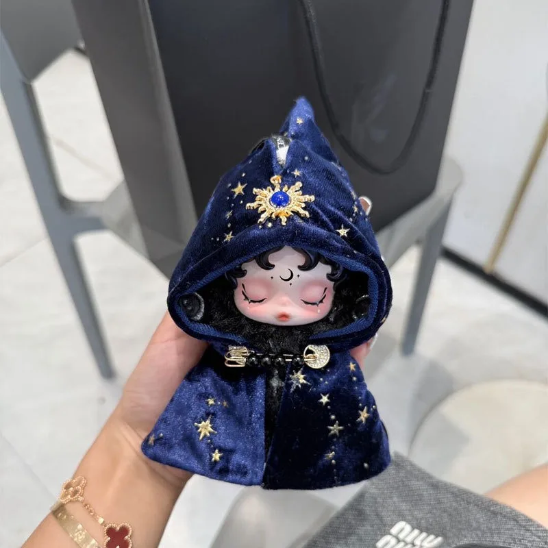 No Doll  Suitable For SP Sleepless Theater Series Wednesday Vinyl Doll Baby Clothes Mystery Cape Set Pure Hand-made