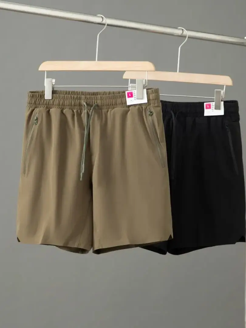 

High-End Waterproof Men's Outdoor Sports Soft Shorts Moisture Wicking Urban Function Series Elastic Waist Nylon Spandex