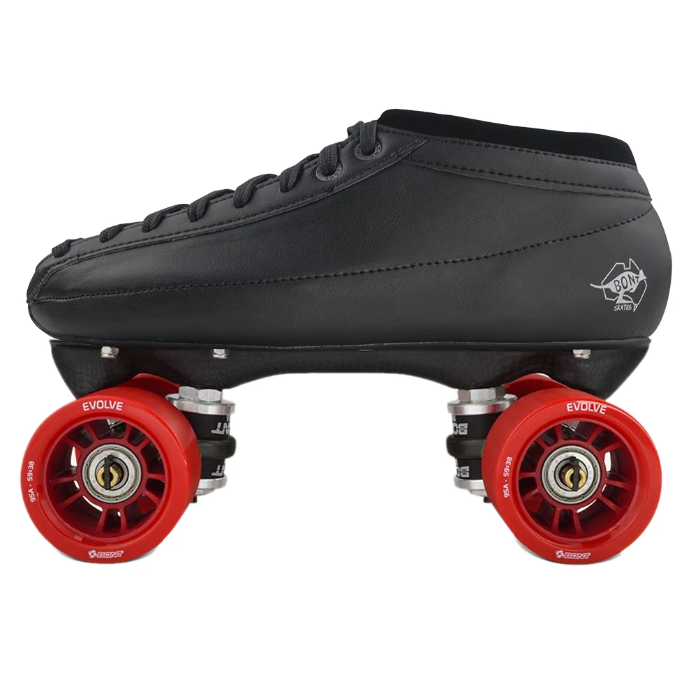 BONT Racer prędkość skate ZEUS Caron płyta pakiet roller skate boot quad skate boot prędkość rolloer łyżwy pakiet Outdoor łyżwy