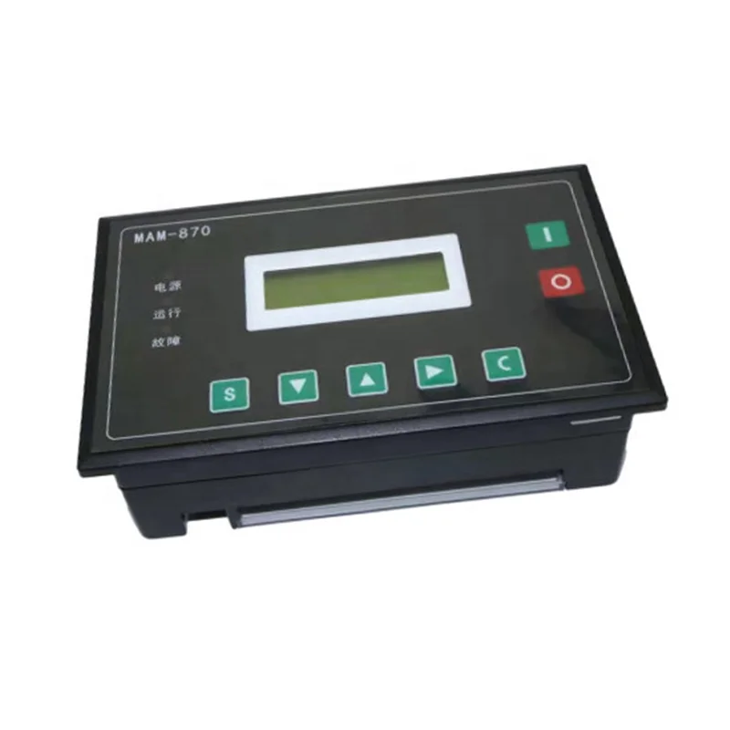 Screw Air Compressor Control Panel Eletronic PLC Controller MAM-870 MAM870 with pressure and temperature sensor