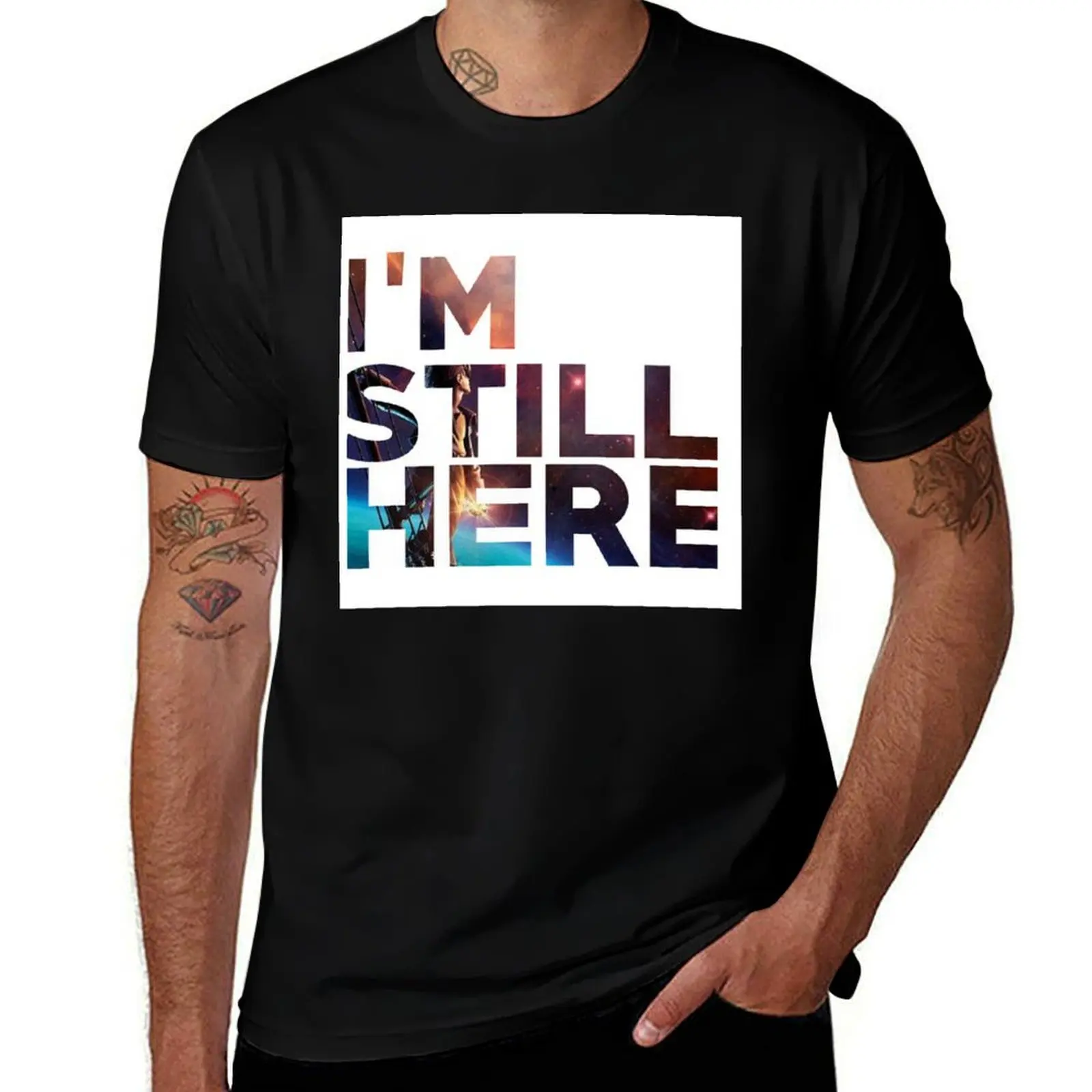 

I'm Still Here - Treasure Planet T-Shirt t shirt men 100% cotton luxury brand t shirts cotton 100% man t shirts for men T-Shirt