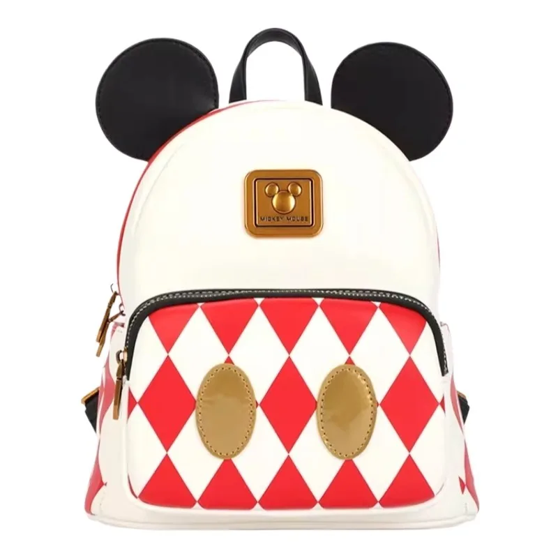

Disney Mickey Mouse Luxury Backpack Purse Handbag for Women Girls Cute Cartoon Small Fashion Style Travel New Year Gift