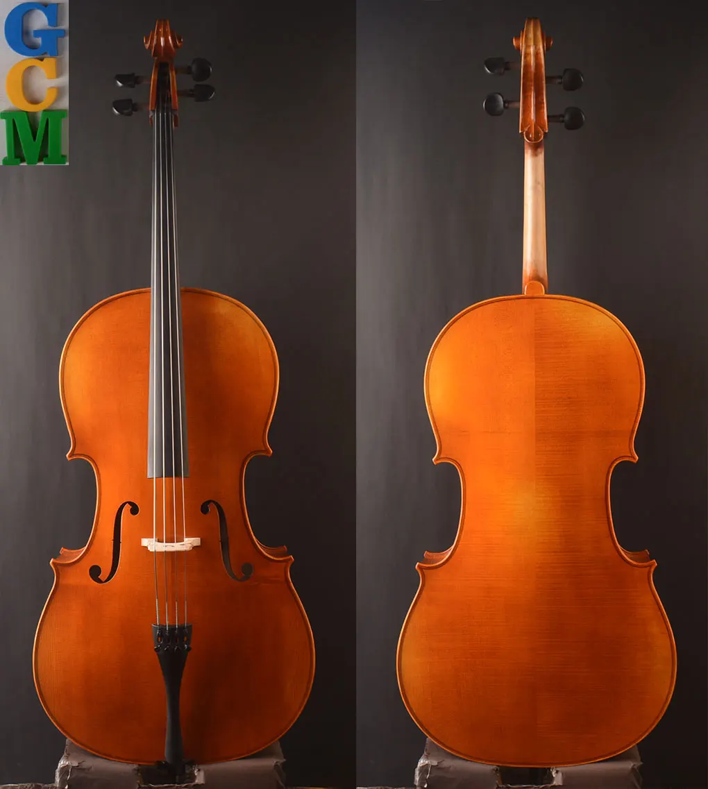 Special offer A Stradivari 1690copy 4/4 cello ! European wood Fine tone, the spruce with a knot