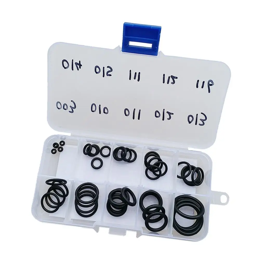 50Pcs Scuba Diving O - Ring 10 Sizes Diver Hose Tank Regulator Rings