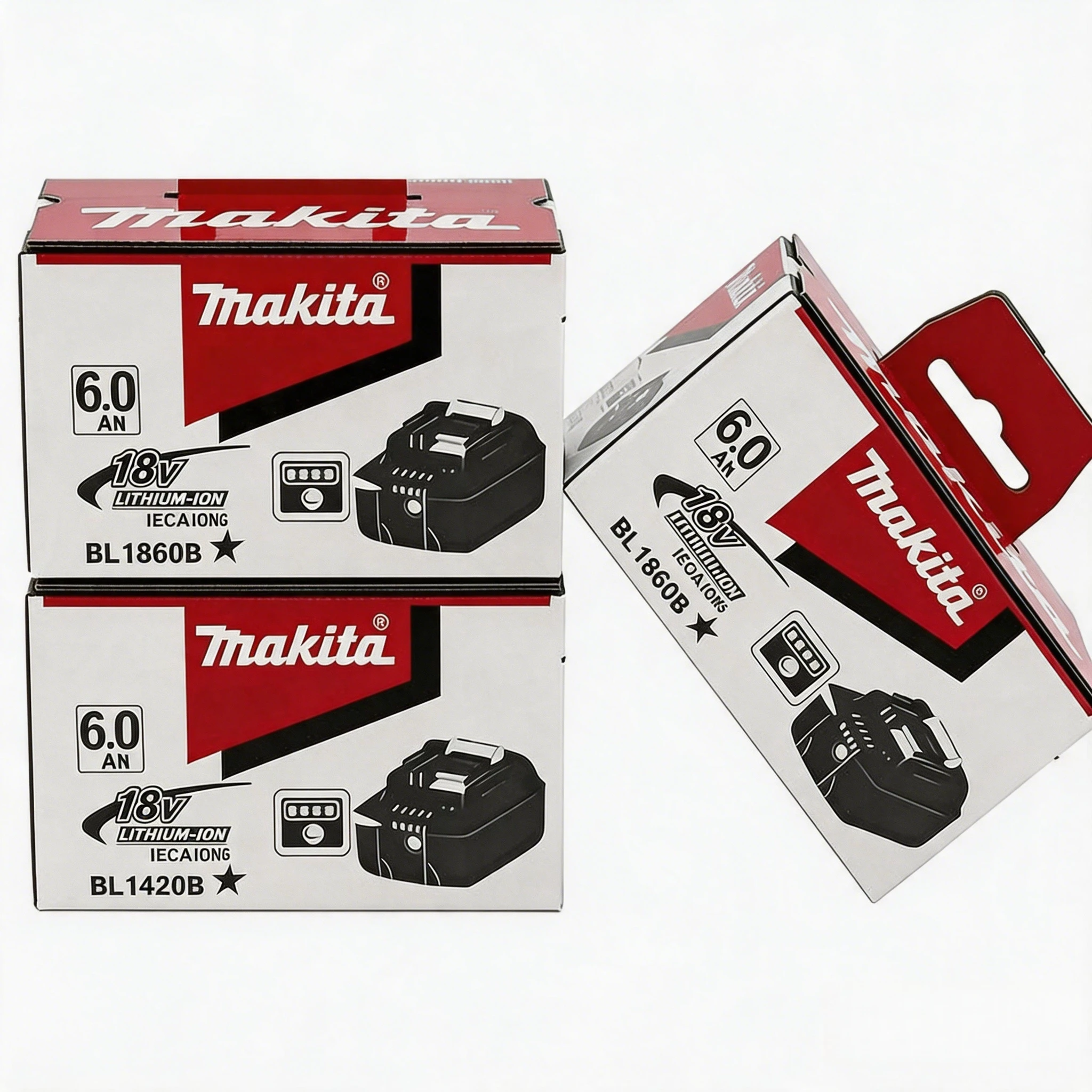 

18V 6.0Ah LXT Lithium Battery Compatible with Makita BL1860B BL1840 BL1820 for Drill Impact Wrench Grinder Saw Tools